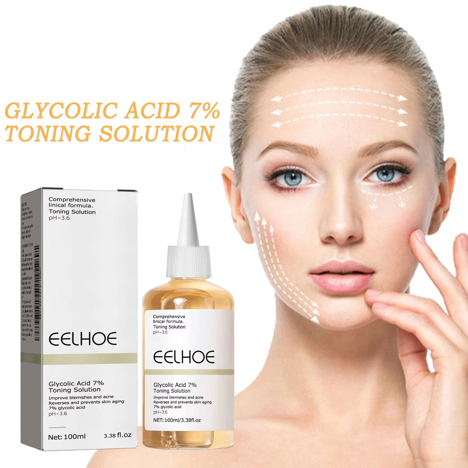 Luxury Skincare Brands - Glykolsäure 7% Toning Solution Exfolierendes Gesichtswasser