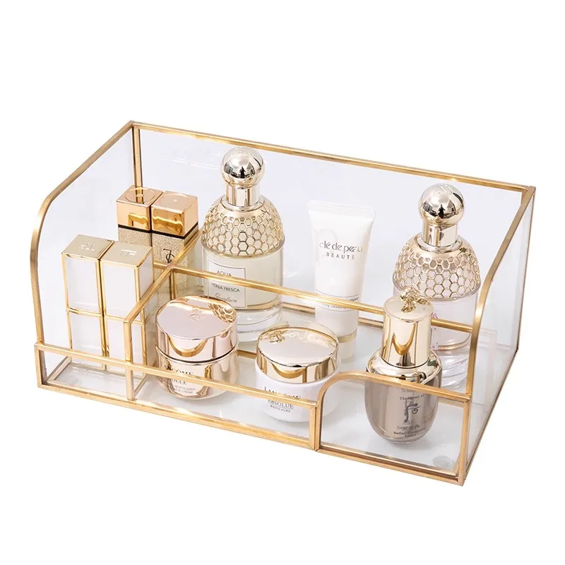 Luxury Skincare Tools - Leichter Luxus Desktop Kosmetik-Organizer Make-up-Werkzeuge Hautpflege-Produkt-Regal