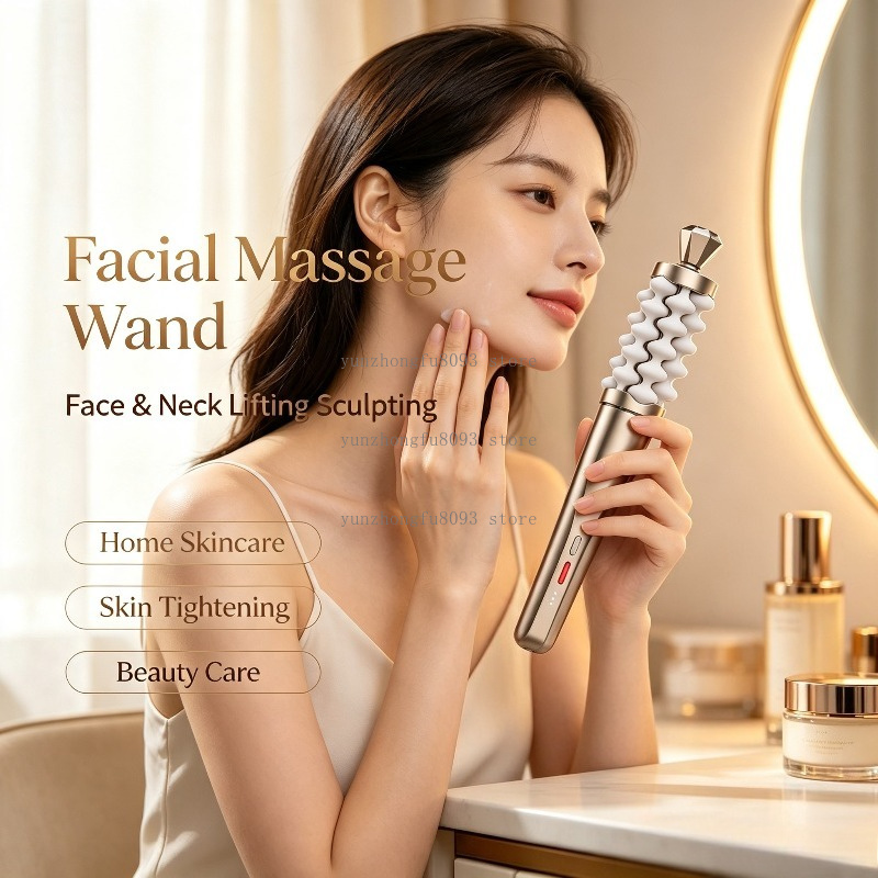 Luxury Skincare Tools - Gesichts- und Hals-Lifting-Massagestab, Luxuriöses Hautpflege-Massagegerät für