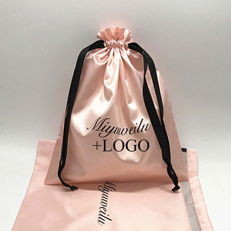 Luxury Skincare Packaging - 20PCS Luxus Satin Haar Beutel Verpackung