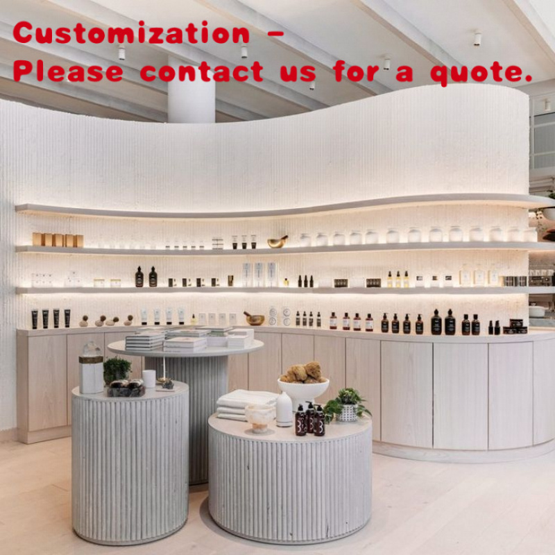 Luxury Skincare Shop - benutzerdefinierte.Luxury Beauty Store Innenarchitektur Maßgeschneidertes exklusives