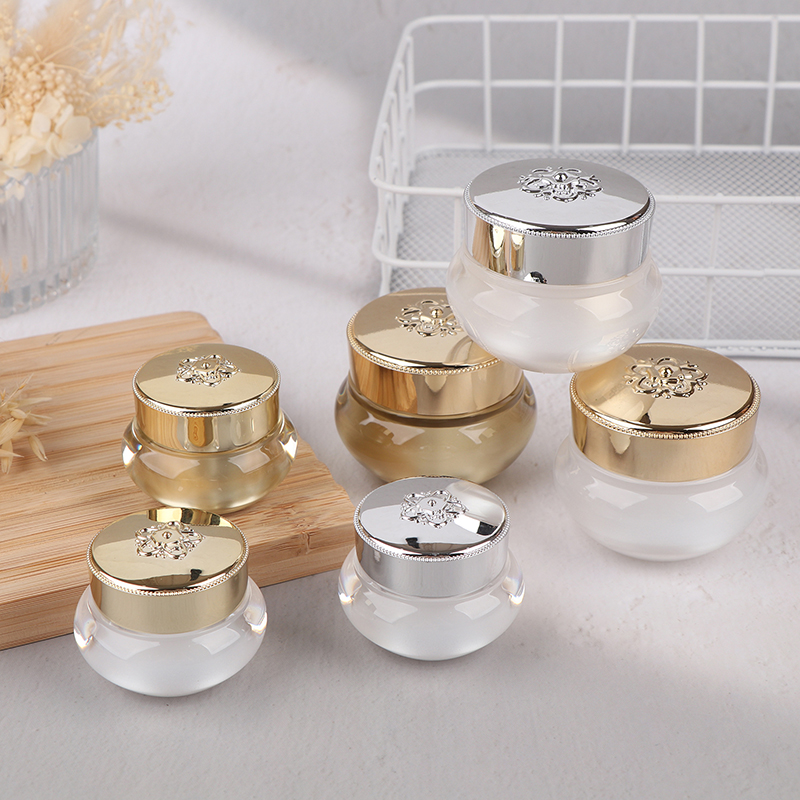 Leere Acryl-Reise-Cremetiegel  – Luxury Skincare Packaging Bewertung und Preis