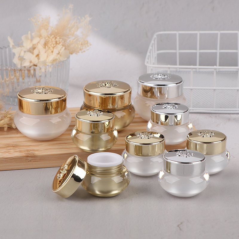 Leere Acryl-Reise-Cremetiegel  – Luxury Skincare Packaging Bewertung und Preis