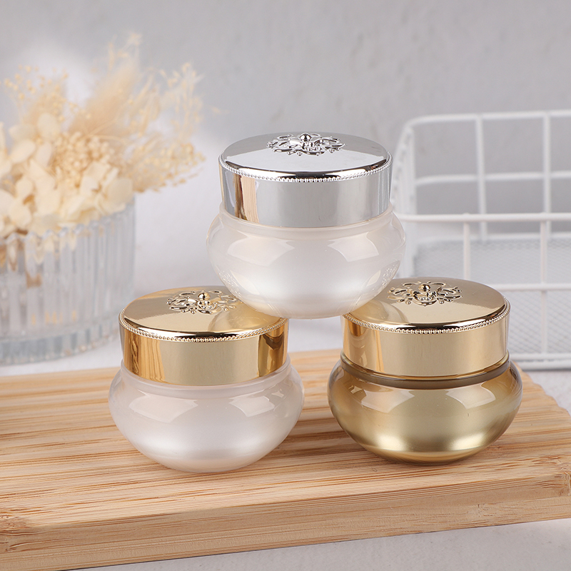 Leere Acryl-Reise-Cremetiegel  – Luxury Skincare Packaging Bewertung und Preis